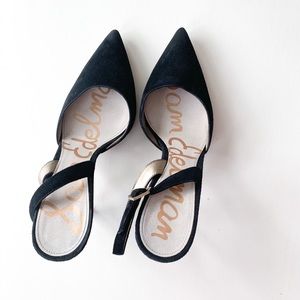 Sam Edelman Sling Back Suede Heels